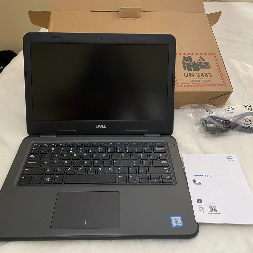 NEVER USED DELL LAPTOP WITH CAMERA